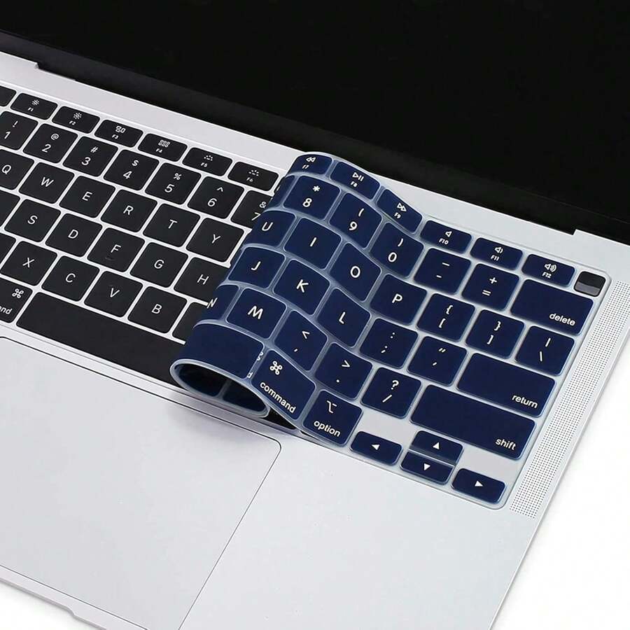 SDYIGOE 键盘保护套适用于 Macbook Air 13 英寸 2022 2021 2020 版 A2337 M1 A2179 带触控 ID 防水保护硅胶皮 - For Model:A2337 M1 A2179 Air13inch - 查看 1