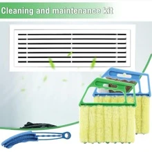 1/2pcs Handheld Window Cleaning Brush, Dual-Sided Window Tracks And Sill Cleaner, Blinds Duster, Crevice Cleaning Tool - Multicolor - View 4