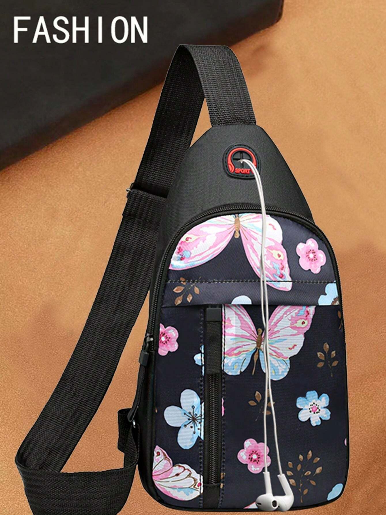 Sac Bandoulière Unisexe Lacdo - Imperméable, Léger, Multi-poches - Idéal Randonnée, Voyage, Quotidien - 9