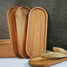 1pc Grote serveerschaal van palissanderhout, multifunctioneel voor dessert, ontbijt, sushi, gebakken goederen, snacks, fruit, geschikt voor thuiskeuken, restaurant, bakkerij, patisserie, keukenbenodigdheden, verschillende vakantiedessertdisplays