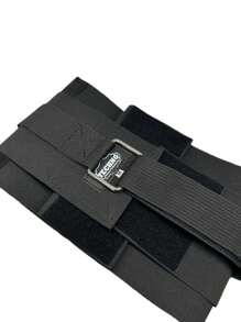 Reinforced Compression Girdle For Weight Lifting And Loading Exercises - Black - View 1