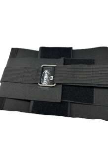 Reinforced Compression Girdle For Weight Lifting And Loading Exercises - Black - View 2