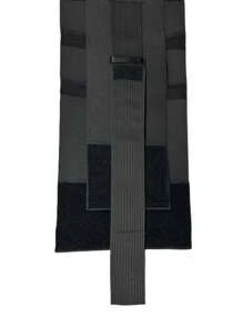Reinforced Compression Girdle For Weight Lifting And Loading Exercises - Black - View 3