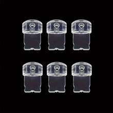 6pcs Silicone Anti-Dust Plugs Compatible With Iphone & Type-C Charging Ports, DIY Transparent Phone Dust Cover Set - Multicolor - View 11