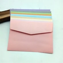 20/60pcs Multi-Color Letter Envelopes 16*11cm, Ins Style Paper Bags, 10-Color DIY Envelopes Romantic And Simple Envelopes Back To School