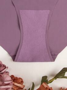 MLeyhoice 4件套女士性感透气纯色镂空内裤 - 彩色 - 查看 9