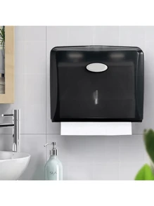 Dispensador De Papel Toallas Sanitas Para Cocina Y Baños - Negro - Ver 2