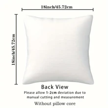 1/2/4 包装饰性抱枕套 - 羽绒替代枕芯用于装饰 - 可清洗，拉链式聚酯纤维靠垫，四季皆宜，防过敏填充方形靠垫抱枕