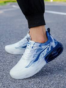 Herren neue Farbverlauf Mesh atmungsaktive Lässig Sportschuhe, Luftpolster stoßabsorbierende Laufschuhe, Mode vielseitige Schuhe für den Street-Style