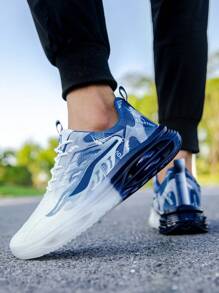 Herren neue Farbverlauf Mesh atmungsaktive Lässig Sportschuhe, Luftpolster stoßabsorbierende Laufschuhe, Mode vielseitige Schuhe für den Street-Style