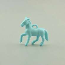 1pc Colorful 3D UV Glossy Little Pony Pendant Bag Charm DIY Accessory Backpack Decoration With Keychain Cute Christmas Gift - Multicolor - View 9