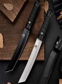 Knife Outdoor Camping Multi-Functional Eat Meat Knife Boning Knife Knife Knife Sharp Portable Fruit Knife - màu đen - Xem 4
