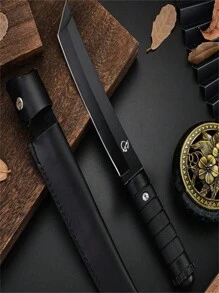 Knife Outdoor Camping Multi-Functional Eat Meat Knife Boning Knife Knife Knife Sharp Portable Fruit Knife - màu đen - Xem 5