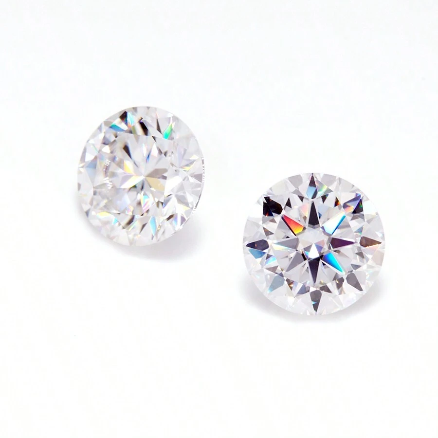 1 pezzo Diamante sfuso rotondo moissanite di colore D, purezza VVS, di alta qualità e venduto all'ingrosso dalla fabbrica, adatto per la creazione di gioielli fai-da-te - Youbai - Visualizzare 1