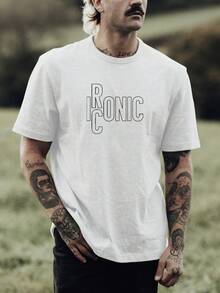 Men's T-Shirt Ironic Ironico Funny Phrases 100% Cotton Fast Shipping Thread 30.1 - trắng - Xem 2