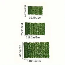 1 PC, Artificial Plants, Ground Fence Screen Privacy Fence, Imitation Ivy, Suitable For Garden Lawn Patio, Wedding Decoration