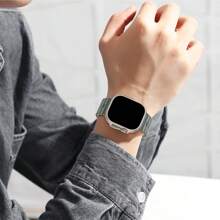 1 条海洋风格表带兼容 49/46/45/44/42/41/40/38 毫米 Apple Watch 表带，适用于 10/9/8/7/6/5/4/2/2/1 系列，男女皆宜 - 彩色 - 查看 7