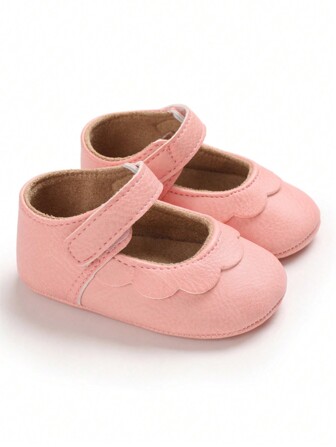 Spring/Summer Mary Jane Flat Shoes For Infant Girls, 0-6-12 Months