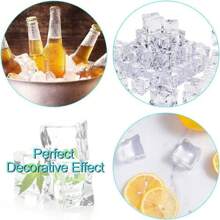 40Pcs 2cm Clear Fake Artificial Acrylic Ice Cubes Crystal For Photography Display UK - 40pcs - View 6