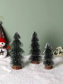 1pc Mini Snowy Christmas Tree, Small-Medium-Large Sizes, Home Holiday Party Shop Window Hotel Decoration, Halloween, Halloween Decoration