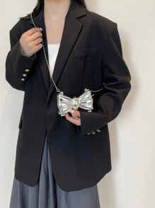 Butterfly Shaped Mini Evening Bag, Women's Stylish Chain Shoulder/Crossbody Bag, Suitable For Party And Date