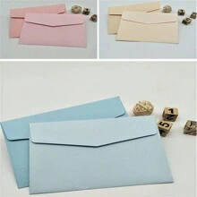 20/60pcs Multi-Color Letter Envelopes 16*11cm, Ins Style Paper Bags, 10-Color DIY Envelopes Romantic And Simple Envelopes Back To School