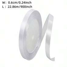 22.86m 2.5cm/0.98inch Satin Ribbons Bows Crafts DIY Handwork Gift Wrapping Ribbon Sewing Clothing  Polyester Ribbon Wedding Party Home Accessory