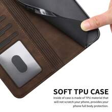 1Pc Black Leather Wallet Case For IPhone 16 Pro Max, IPhone 16 Pro, IPhone 16 Plus, IPhone 16 Phone Case, RFID Blocking [3 Card Holder] Kickstand Shockproof PU Leather Magnetic Flip Protective Cover Compatible With IPhone 16 Pro Max/16 Pro/16 Plus/16/Pixel 9 Pro XL/Pixel 9 Pro/Pixel 9..