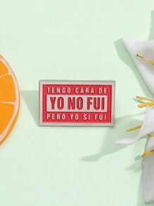 Creative Enamel Badge With Lettering, A Custom Brooch, Lapel Pin, Jewelry, Or A Gift For A Friend.