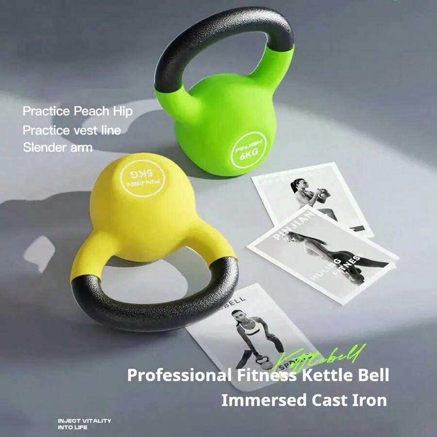 Ensemble de kettlebells en néoprène pour femmes et hommes, kettlebells