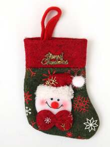 1pc Christmas Decorations Restaurant Table Decorations Tableware Sets Knife And Fork Sets Gift Bags Christmas Socks Wall Decorations Sequins Small Socks Christmas Tree Pendants Gift Bags Wall Hangings Home Decoration - Multicolor - View 14