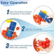 Fruit And Vegetable Washing Machine, Fruit And Vegetable Purifier Using OH Ion Purification Technology, Used For Washing Fruits, Vegetables, Rice, Tableware, Etc.