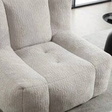 Fluffy Bean Bag Chair, Comfortable Bean Bag For Adults And Children, Super Soft Lazy Sofa Chair With Memory Foam And Ottoman, Indoor Modern Focus Bean Bag Chair For Living Room, Bedroom, Apartment