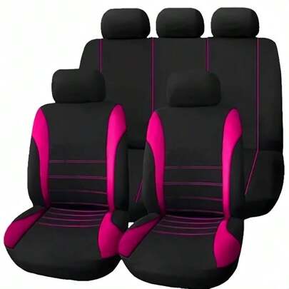 Juego De Fundas Para Asientos De Auto 10 Pcs, Universal
