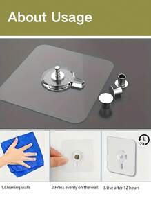 10 pièces Crochet de suspension pour cadres photo sans marque, crochet auxiliaire de suspension pour peinture décorative, horloge, crochet à clouer sans perçage, crochet adhésif mural, crochet utilitaire pour décoration d'intérieur