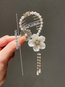 1 pièce Porte-queue de cheval mode femme avec pompons, Saint-Valentin