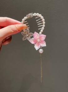 1 pièce Porte-queue de cheval mode femme avec pompons, Saint-Valentin