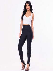 Gringa Winter Fashion Legging - 黑色 - 查看 2