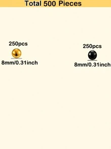 500 Pieces 8mm Faux Pearls Beads For Vase Filler, Ivory&Pink Polished Faux Pearl For Brushes Holder, Imitation Round Beads For DIY, Table Scatter, Wedding, Birthday Party, Home Decoration Gifts Graduation Room Decor Flower Vase Glass Vase