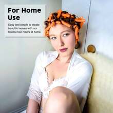 10pcs Curling Rod Soft Hair Curler Set, No Heat Required, Foam Curling Rollers For Long/Medium/Short Hair, Suitable For Sleeping - Multicolor - View 4