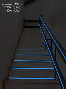 1pc Glow In The Dark Wall Sticker - Blue - View 5