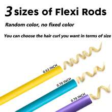 10pcs Curling Rod Soft Hair Curler Set, No Heat Required, Foam Curling Rollers For Long/Medium/Short Hair, Suitable For Sleeping - Multicolor - View 8