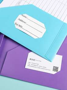 3-Slot Personalized File Folder | 3-Prong Customized File Folder | 2pcs Back To School Mini File Folders | Customized Stationery | Personalized Homework File Folder Back To School,School Supplies - Multicolor - View 5