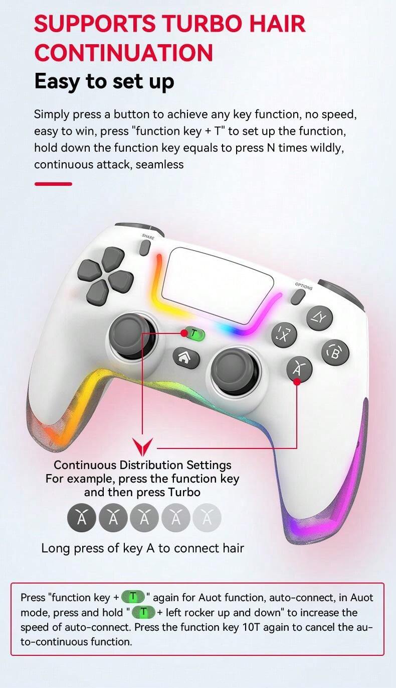 Suitable For PS4 Game Console Controller, The Connection Method To PS4