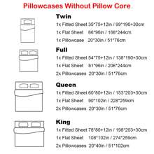 3/4pc Fitted Sheets Set (1*Fiited Sheet, 1*Flat Sheet, 1/2pc Pillowcases), Super Soft Deep Pocket Sheets, Hypoallergenic, Wrinkle And Fade Resistant Bedding Set (Twin, Full, Queen, King) - 黑色 - 查看 3