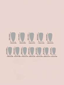 24 piezas de uñas postizas en forma de almendra de color rosa con decoración floral 3D y perlas, adecuadas para uso diario de señoras y niñas