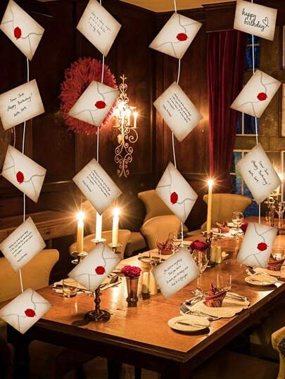 1pc Halloween Wizard Admission Notice Banner Envelope, Suitable For Christmas Party Decorations, Birthday Party Decorations, Scene Layout Supplies, Horror Party Decorations, Wedding Decorations, Bar Dance Decorations, Christmas Tree Decorations, Haunted House Decorations, Halloween Decoration Supplies