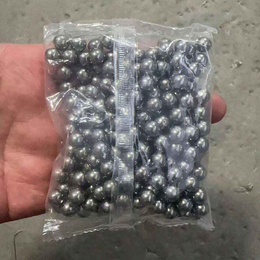 100 个不锈钢滚珠轴承（7 毫米、8 毫米、9 毫米、10 毫米）适用于弹弓 - 銀色 - 查看 1