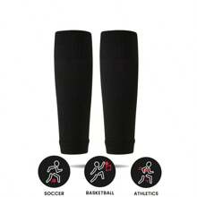 1 Pair Double-Layer Breathable Football Shin Guards Leg Warmers For Men, Shin Pads Sleeves With Board Pocket