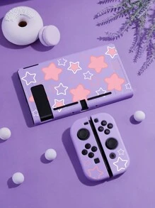 1 个粉色星形图案保护套，适用于 Switch OLED/Switch NS/Lite、游戏机配件、最佳礼物，适用于 Switch 玩家，耐刮擦 - 彩色 - 查看 22